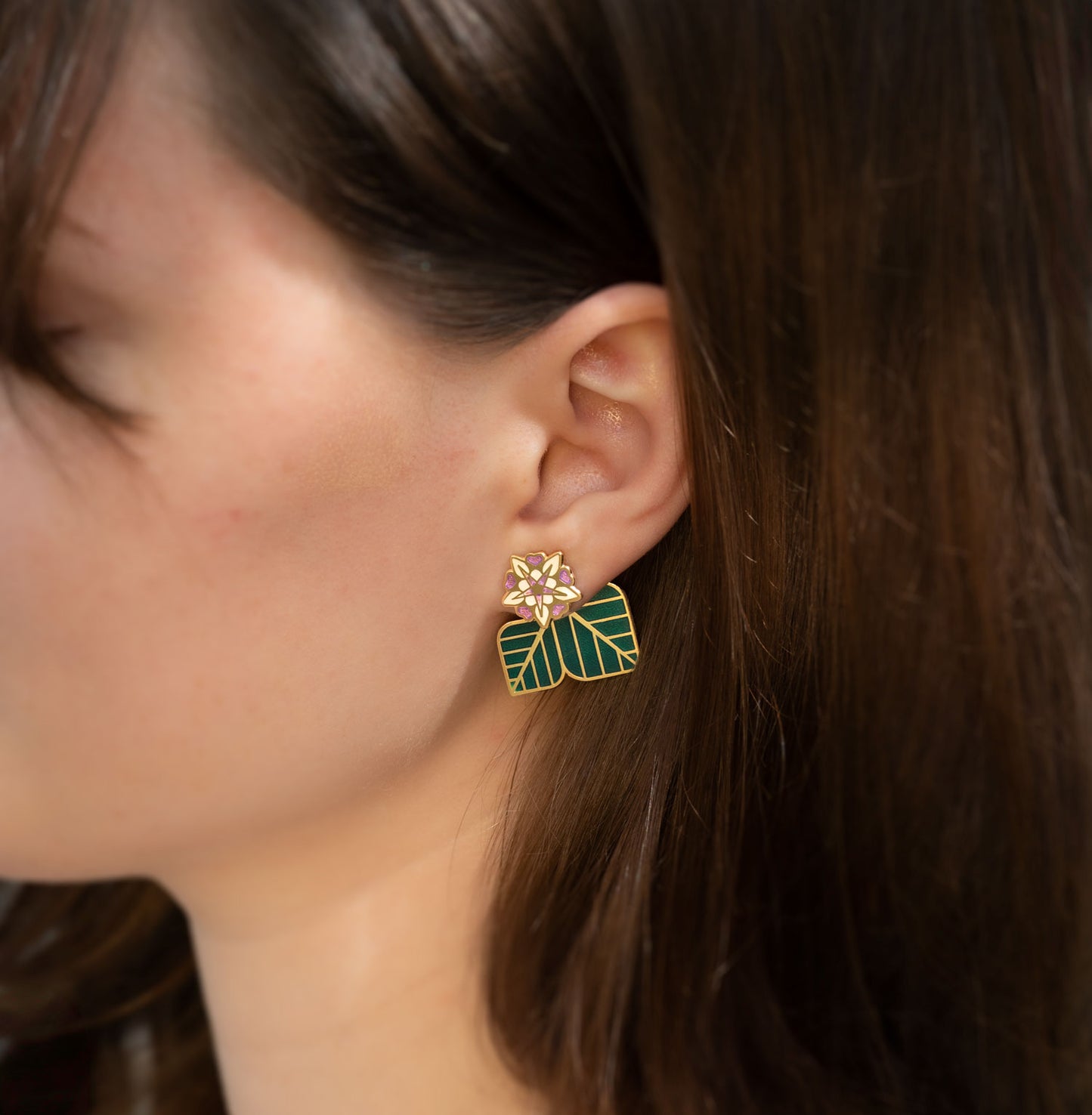 Cacao Jacket Earrings