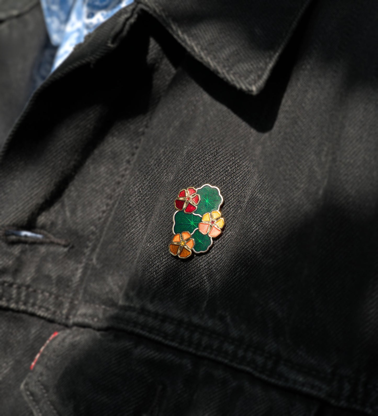 Nasturtium Pin