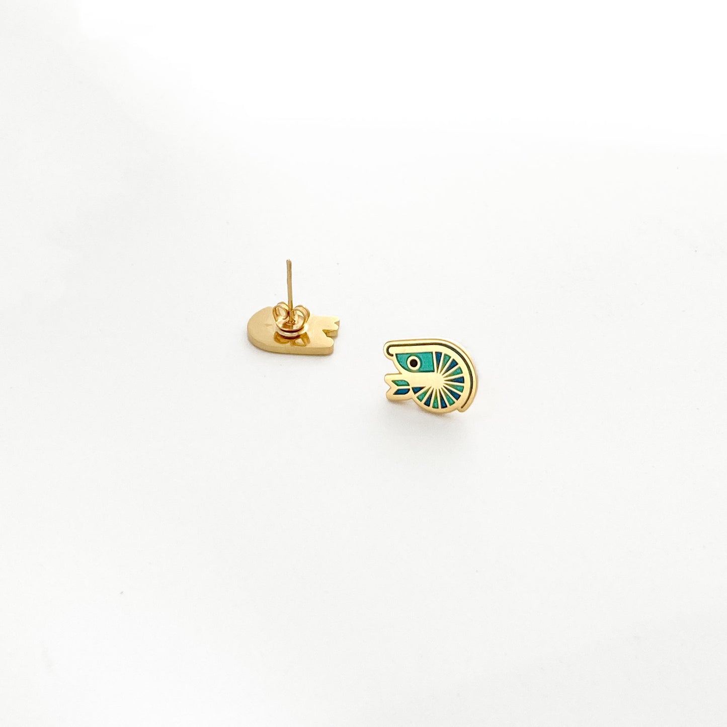Prawn Earrings