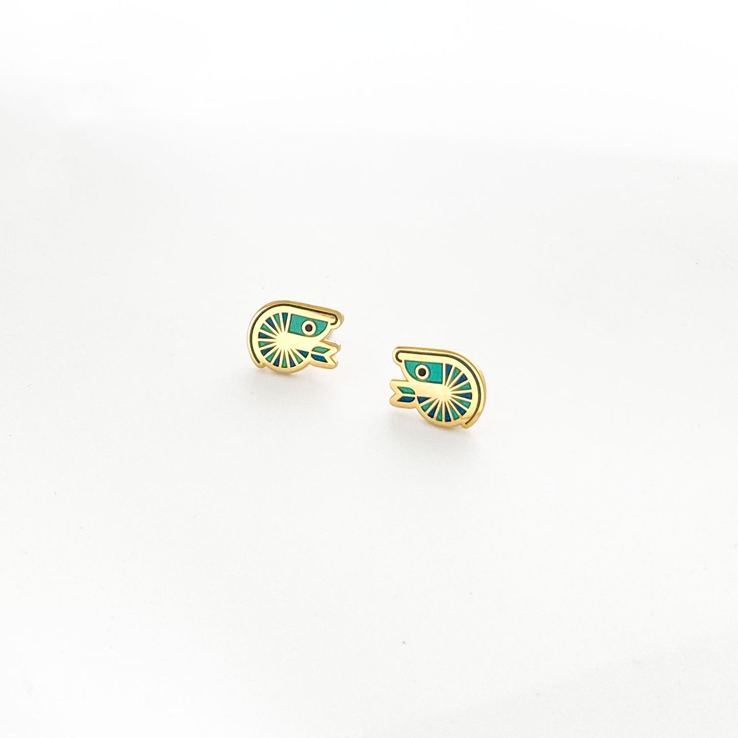 Prawn Earrings