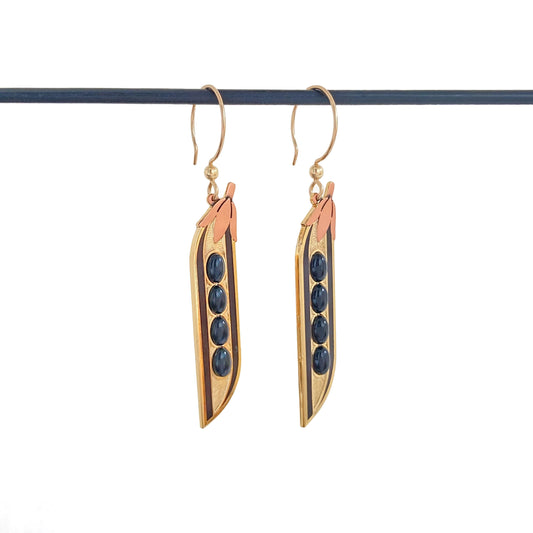 Black Bean Earrings