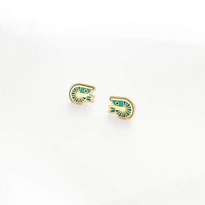 Prawn Earrings