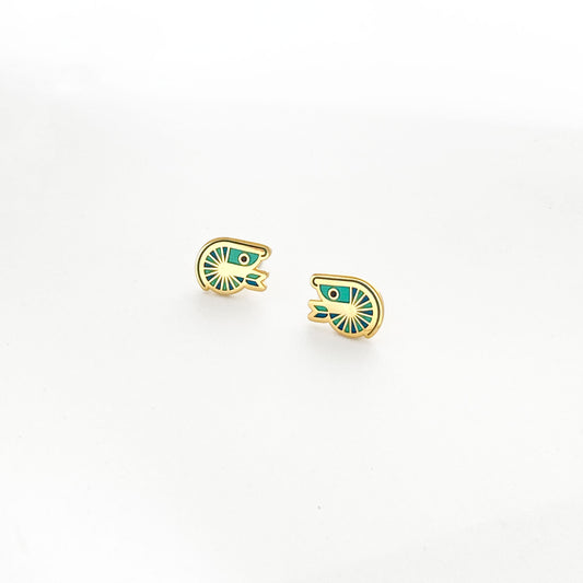 Prawn Earrings