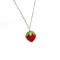 Strawberry Solitaire Necklace
