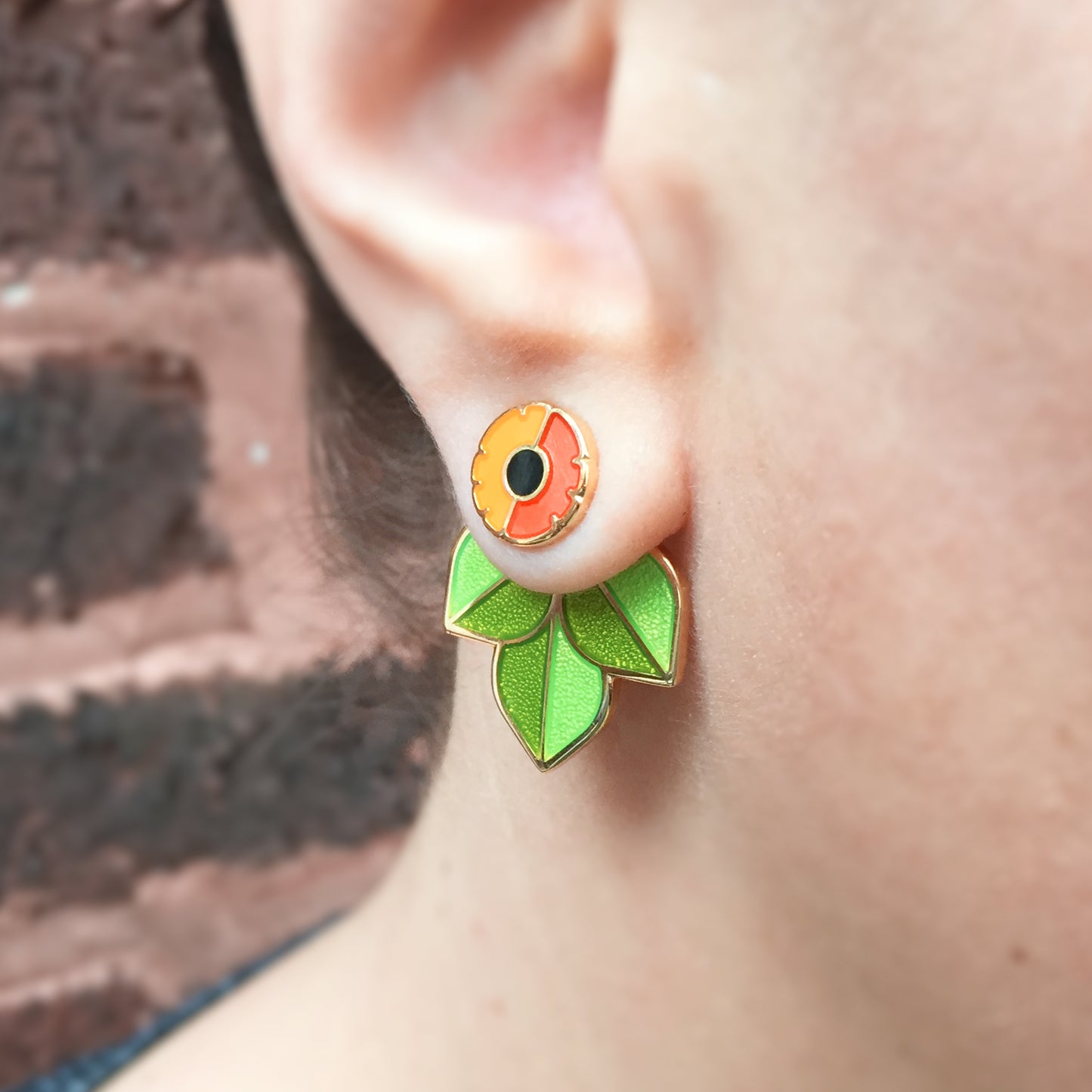 Anenome Jacket Earrings