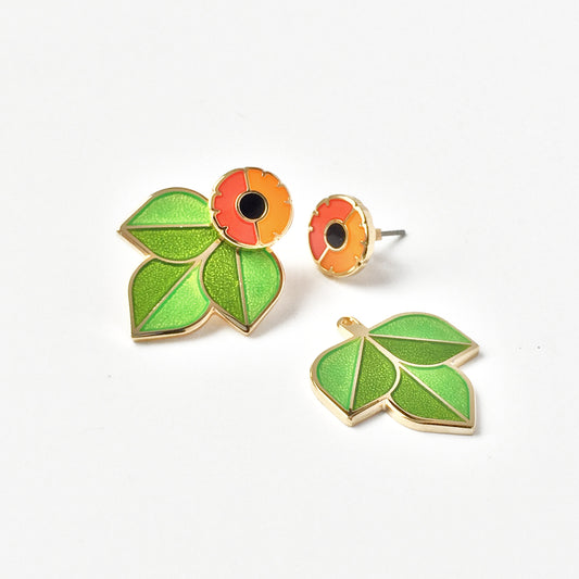 Anenome Jacket Earrings