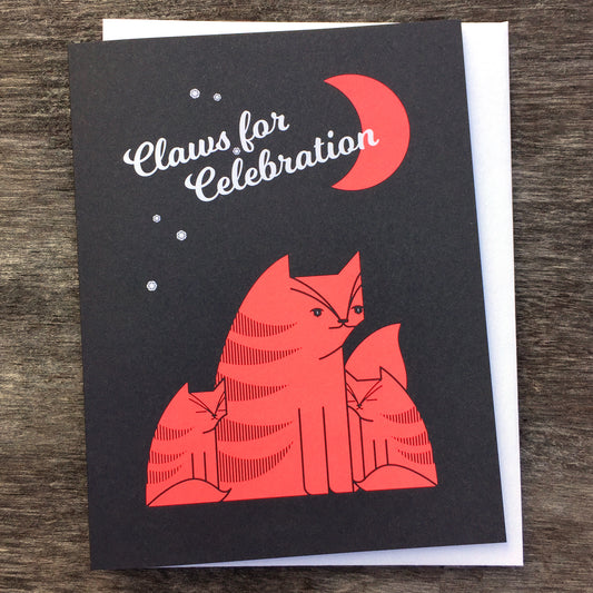 Claws For Celebration Card