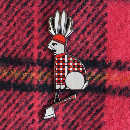 Lumberjackalope Pin