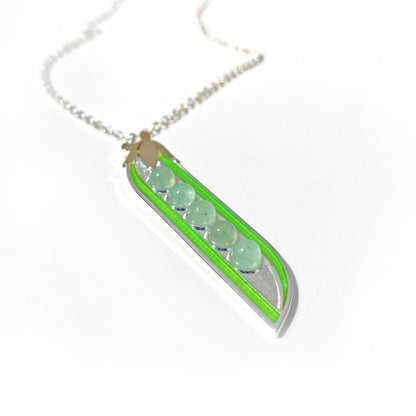 Pea Pod Necklace
