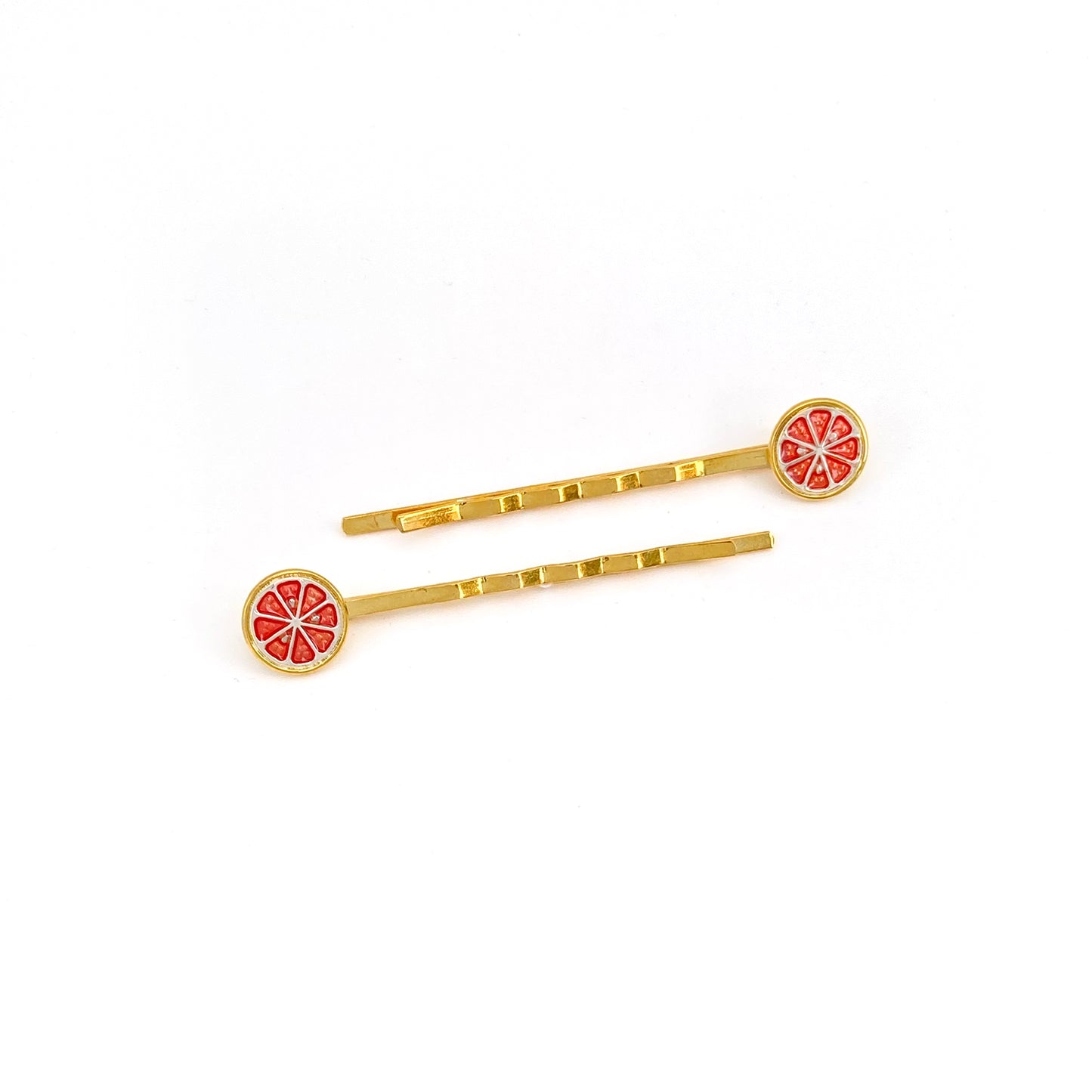 Ruby Red Hairpins