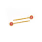 Ruby Red Hairpins