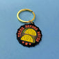 Tacos Before Vatos Keychain