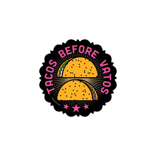 Foods Before Dudes Stickers
